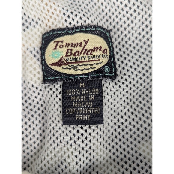 Tommy Bahama Mens Navy Pineapple Floral Swim Trunks Board Shorts Medium 6 Inseam - Picture 6 of 9